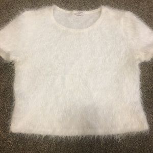 Garage fluffy crop sweater